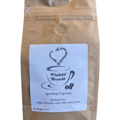 fields roast speedway espresso whole bean coffee available for purchase online or in store in Chesterfield County VA