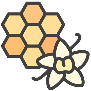 icon of honeycomb and flower